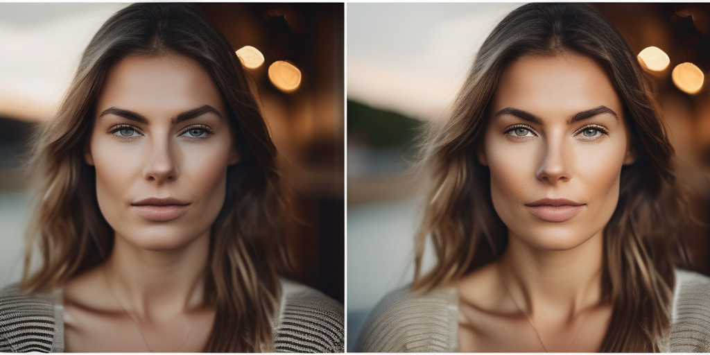 Vergleich zwischen einem gefilterten Instagram-Profil und einem ungefilterten Foto.
