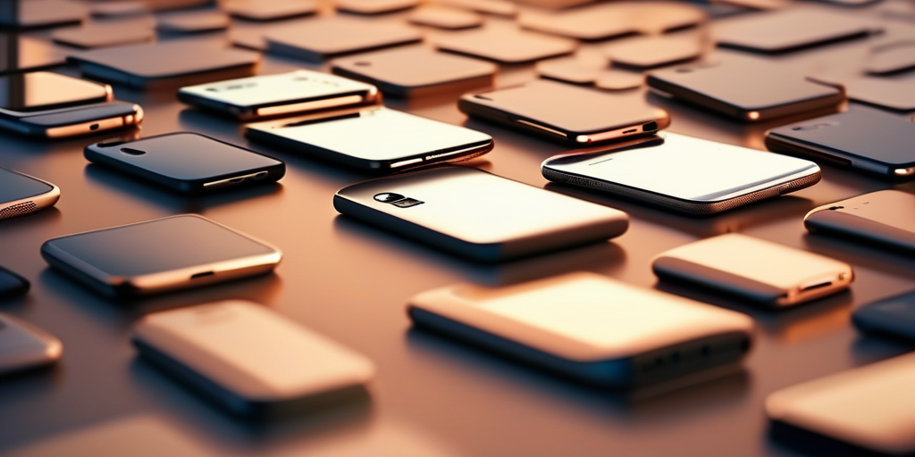 Ein abstraktes Bild, das das Loslassen von Smartphones und das Annehmen echter Verbindung symbolisiert.