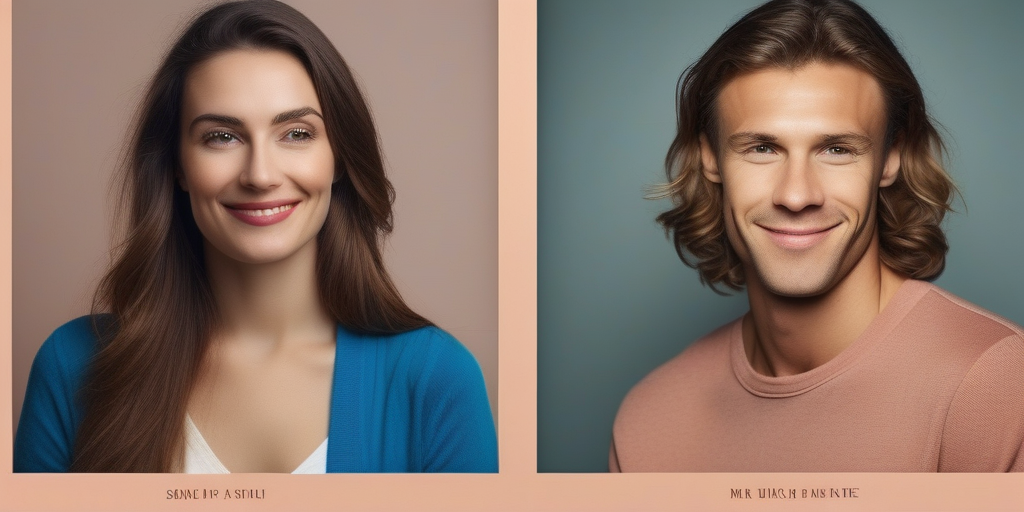 Ein geteiltes Bild: Eine Seite zeigt ein perfekt kuratiertes Online-Dating-Profil, die andere eine realistischere und etwas peinliche erste Verabredung.