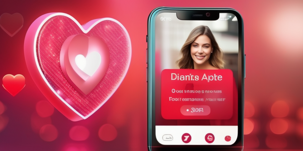 Nahaufnahme eines Smartphone-Bildschirms mit einem Dating-App-Profil
