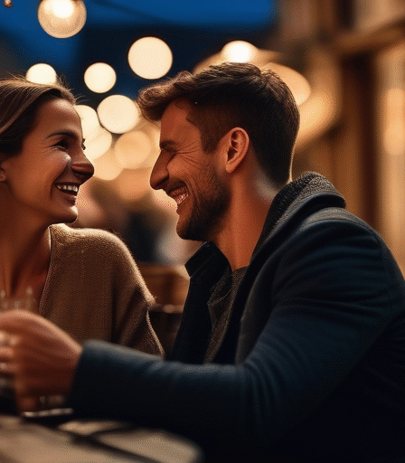 Romantisches Date in der Altstadt von Frankfurt