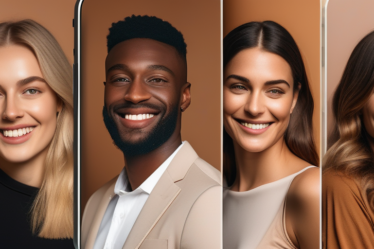 Junge Menschen nutzen Dating-Apps in München
