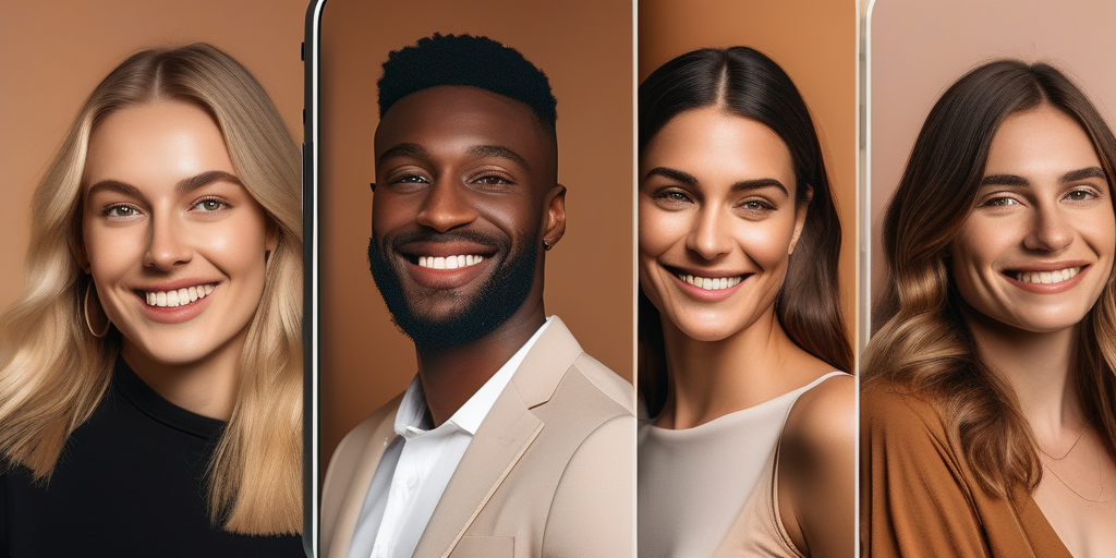 Junge Menschen nutzen Dating-Apps in München