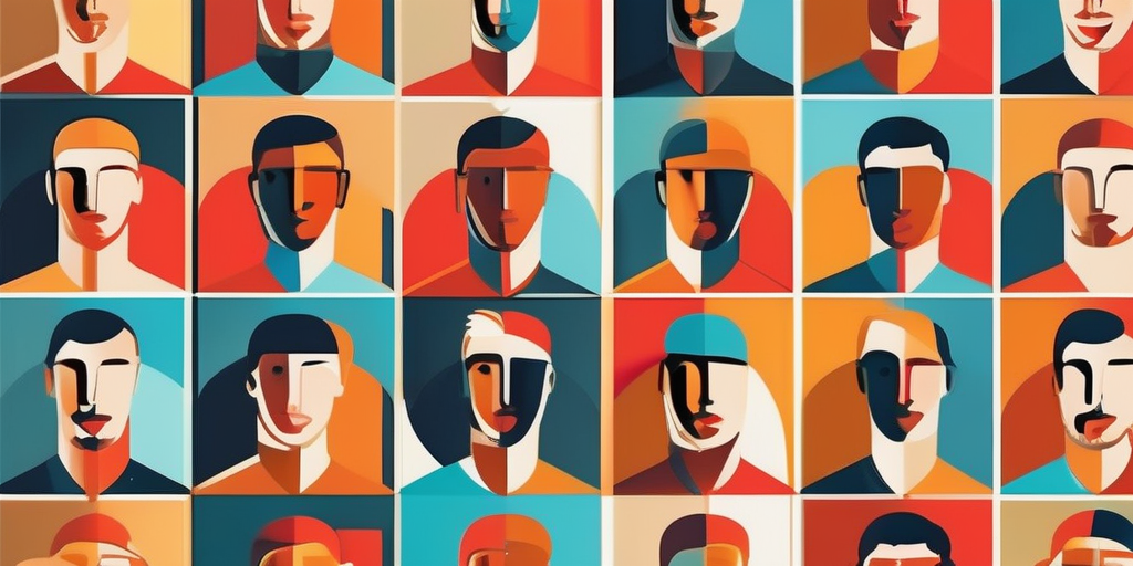 Illustration, die Authentizität in der Partnersuche symbolisiert.