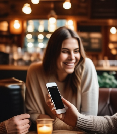 Junge Leute in Innsbruck, die auf Dating-Apps swipen.
