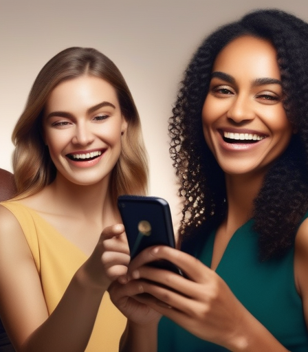 Menschen interagieren mit ihren Smartphones und zeigen Verbindungen und Kommunikation.