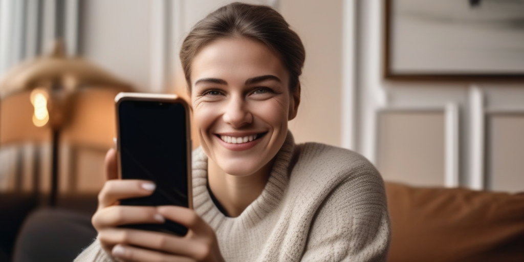 Eine Person mit sichtbarer Behinderung blickt selbstbewusst in die Kamera und lächelt. Realistische Fotografie.